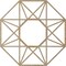 Ekena Millwork Guardian Wood Fretwork Pierced Ceiling Medallion, Birch, 24"OD x 9 3/8"ID x 1/4"T CMWP24X24X0250GDBI - alternate 5